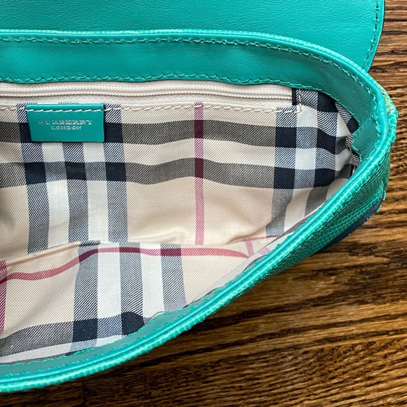 Authentic Burberry Clutch - Green - Picture 8 of 16
